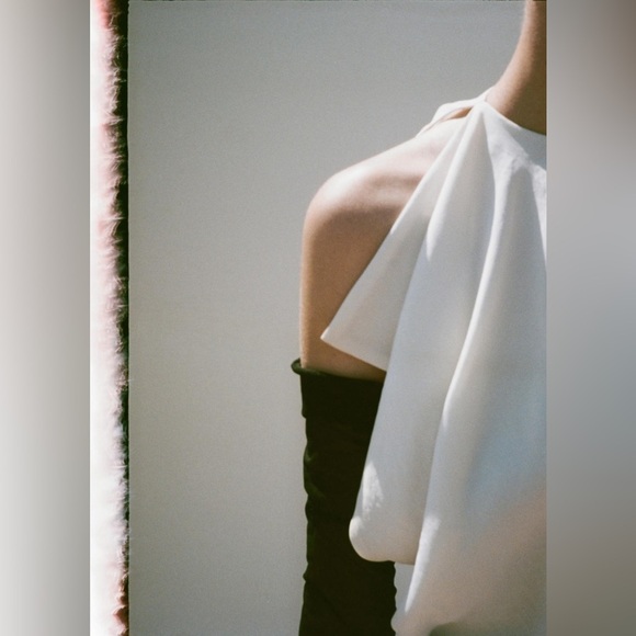 CIRC X ZARA DRAPED MINI DRESS Size M NWT - Picture 4 of 8